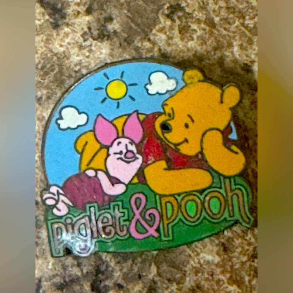 Piglet and Pooh Disney parks pin